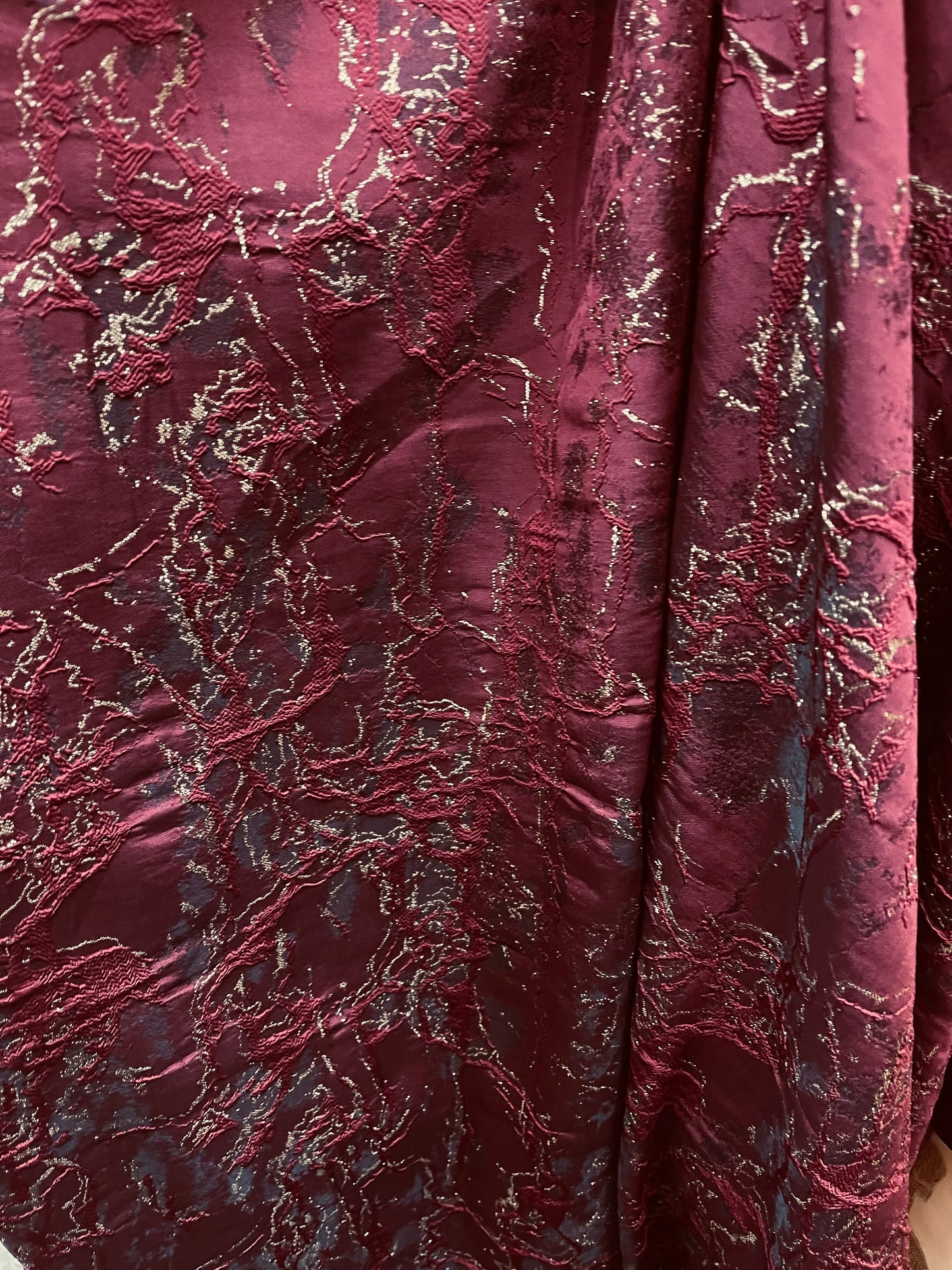 mikado Floral Brocade great for dress jacket pants skirt and much more made in Italy