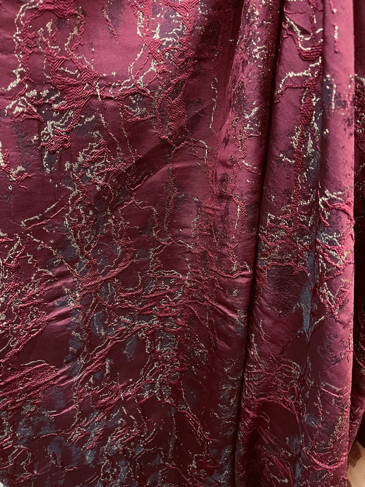 mikado Floral Brocade great for dress jacket pants skirt and much more made in Italy