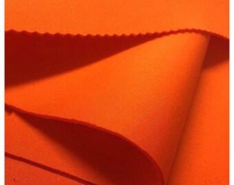 Orange Scuba Neoprene made in Italy