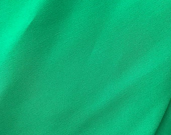 ODESSA Green stretch crepe