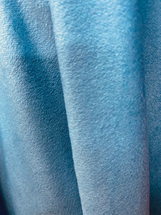 Babe blue 100%Wool Cashmere design by Lora piano