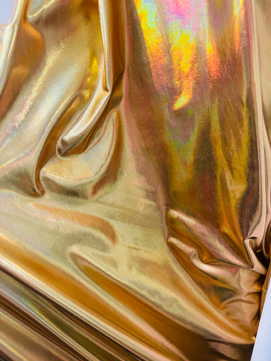 Designer 4way stretch spandex hologram