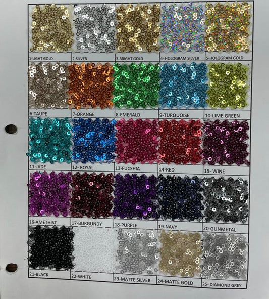 Designer 3MM sequins