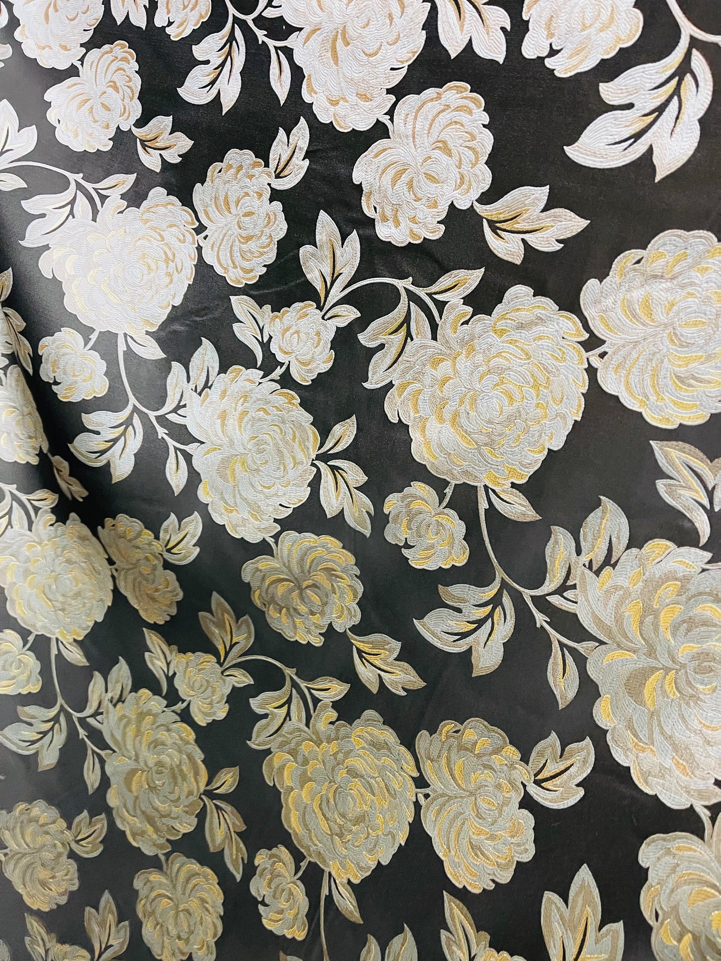 Designer mikado Floral Brocade great for dress jacket pants skirt and much more made in Italy