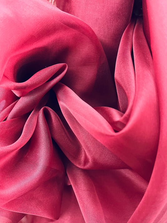 Designer shears 100% silk organza made in Italy