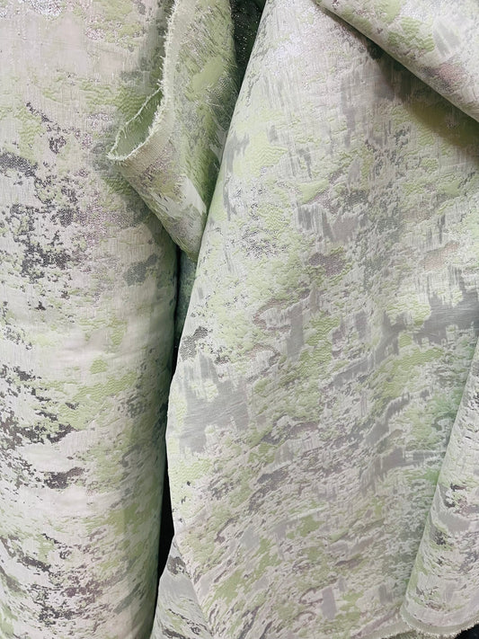 Designer organza Floral Brocade made in Italy