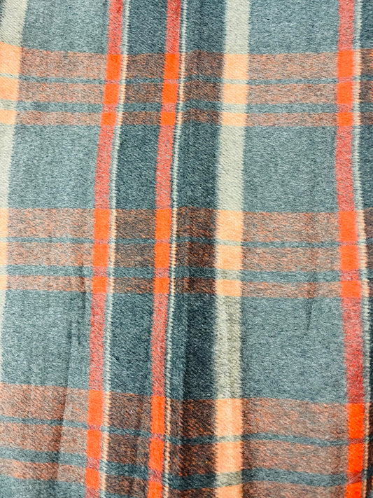 Buffalo plaid 100% cashmere great fabric for sweaters dress jacket and much more