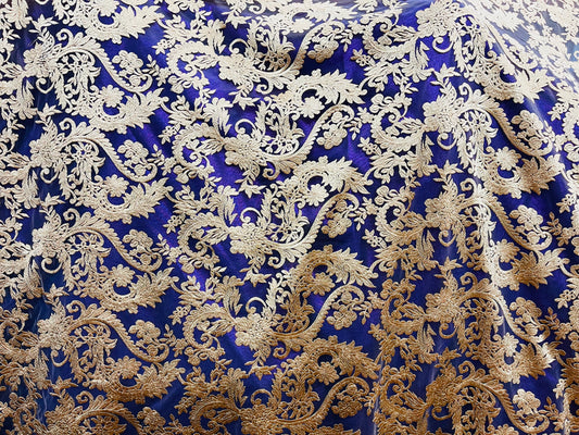 Designer silk feel lace