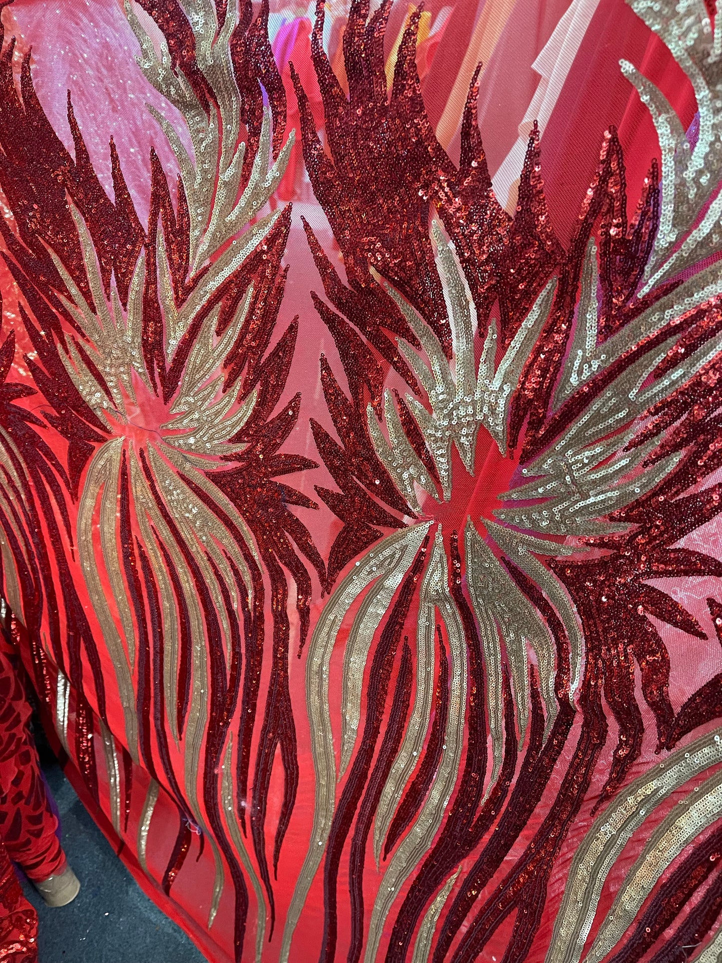 Designer sequins 4way stretch