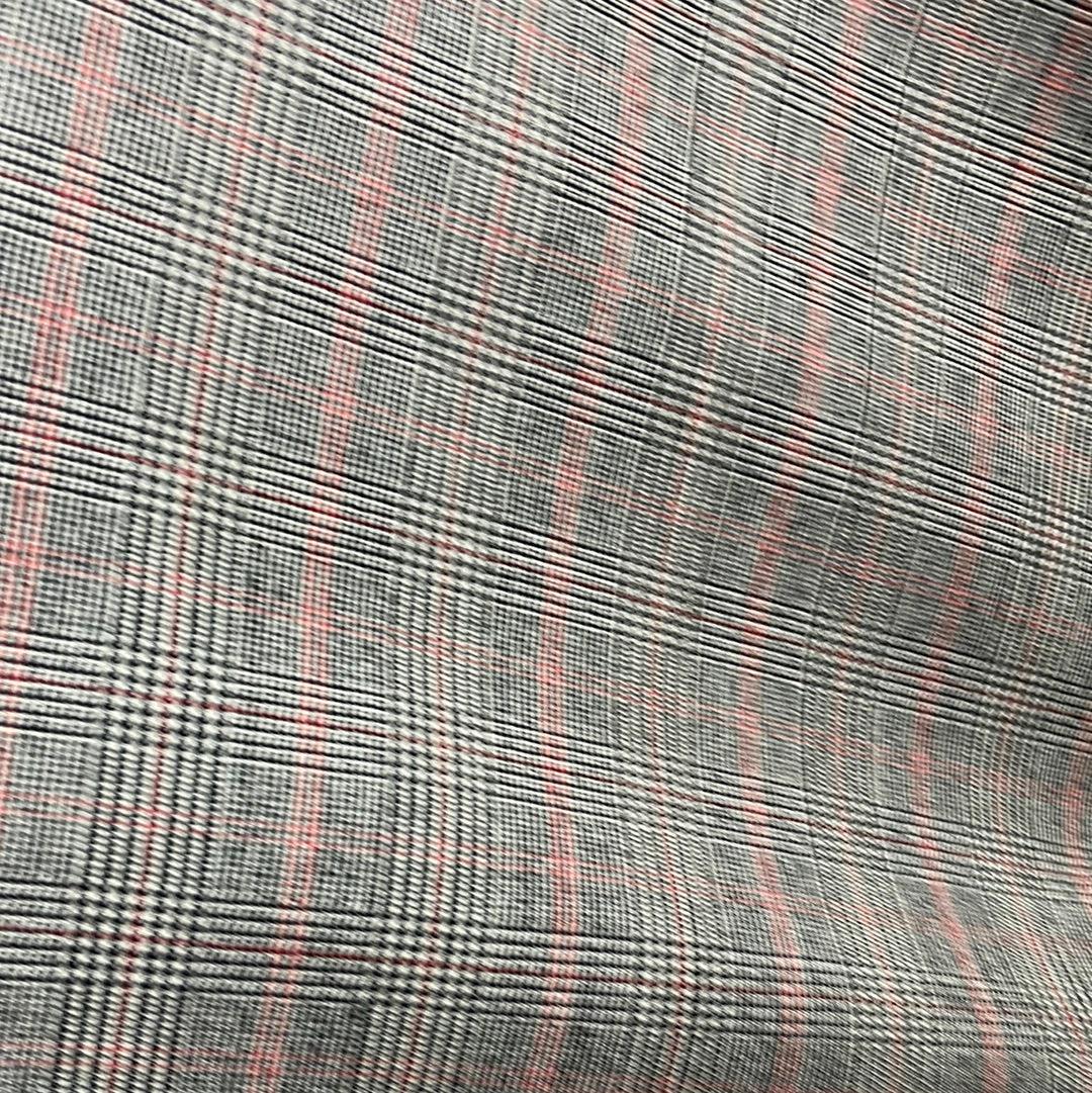 100% cashmere English plaid