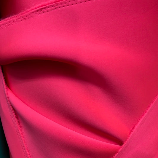 Neon pink Neoprene made in Italy