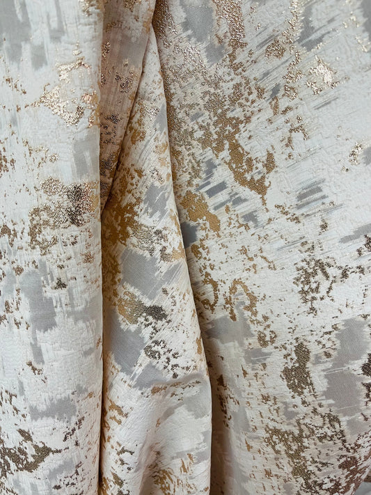 Designer organza Floral Brocade made in Italy