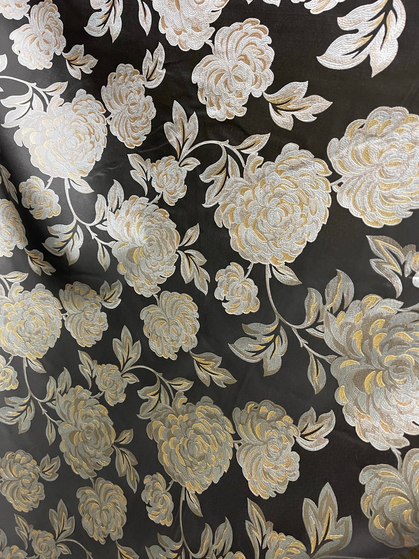 Designer mikado Floral Brocade great for dress jacket pants skirt and much more made in Italy