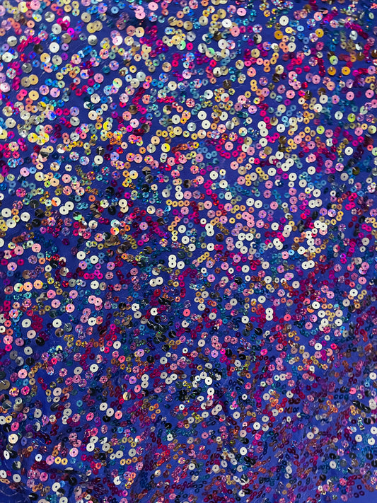 Designer spandex sequins made in Italy