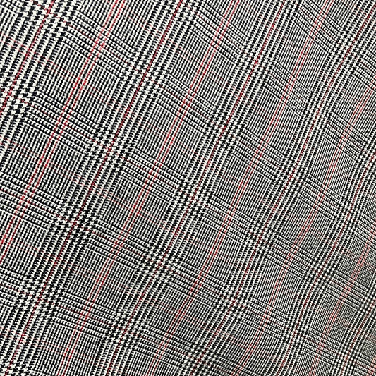 100% cashmere English plaid