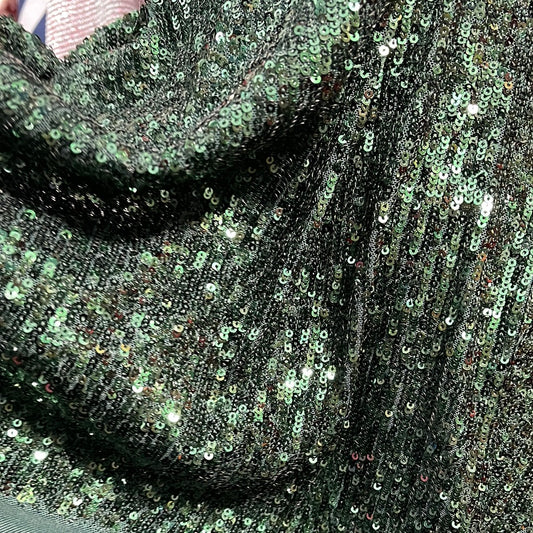 Designer 4way stretch sequins made in Italy