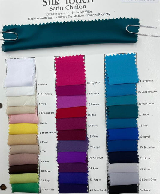 Designer silk touch