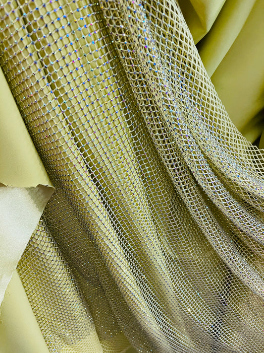 Designer Swarovski stone lace