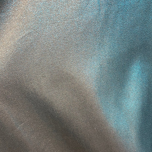 Designer Splash gold and Tiffany blue mikado brocade