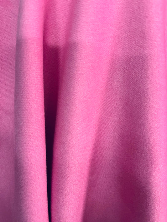 Candy pink 100%Wool Cashmere design by Lora piana