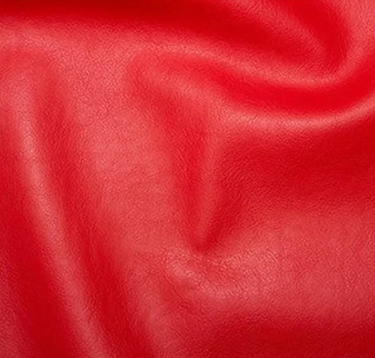 Red fox pvc non shinny 4way stretch vinyl made in Italy
