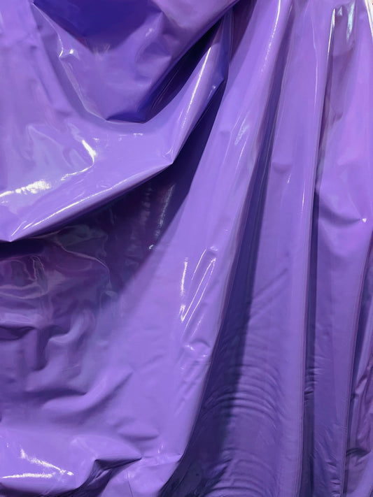 Lilac shinny 4way stretch vinyl made in Italy