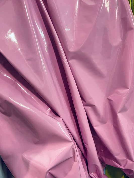 Pink shinny 4way stretch vinyl made in Italy