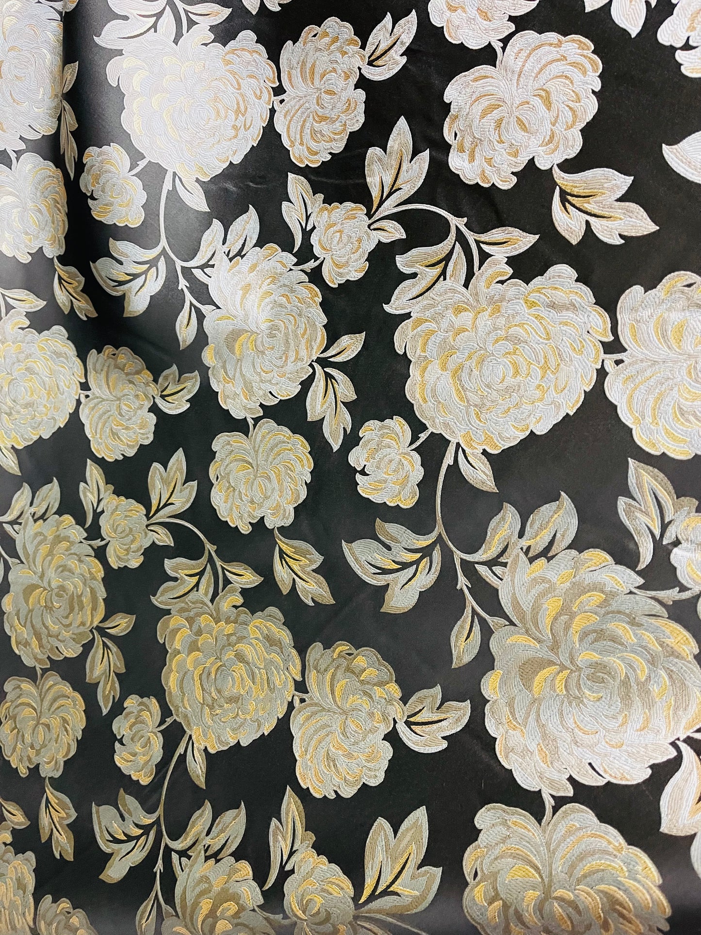 Designer mikado Floral Brocade great for dress jacket pants skirt and much more made in Italy