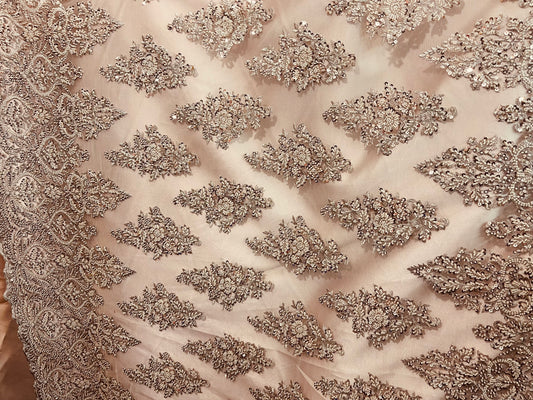 Designer beaded lace made in France
