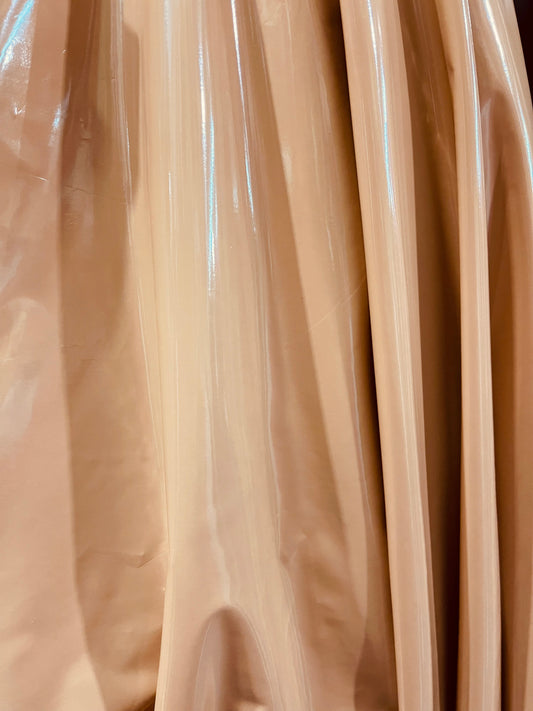 Nude shinny 4way stretch vinyl made in Italy