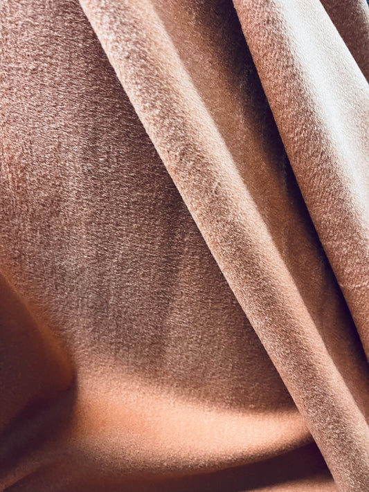 Peach 100%Wool Cashmere design by Lora piana