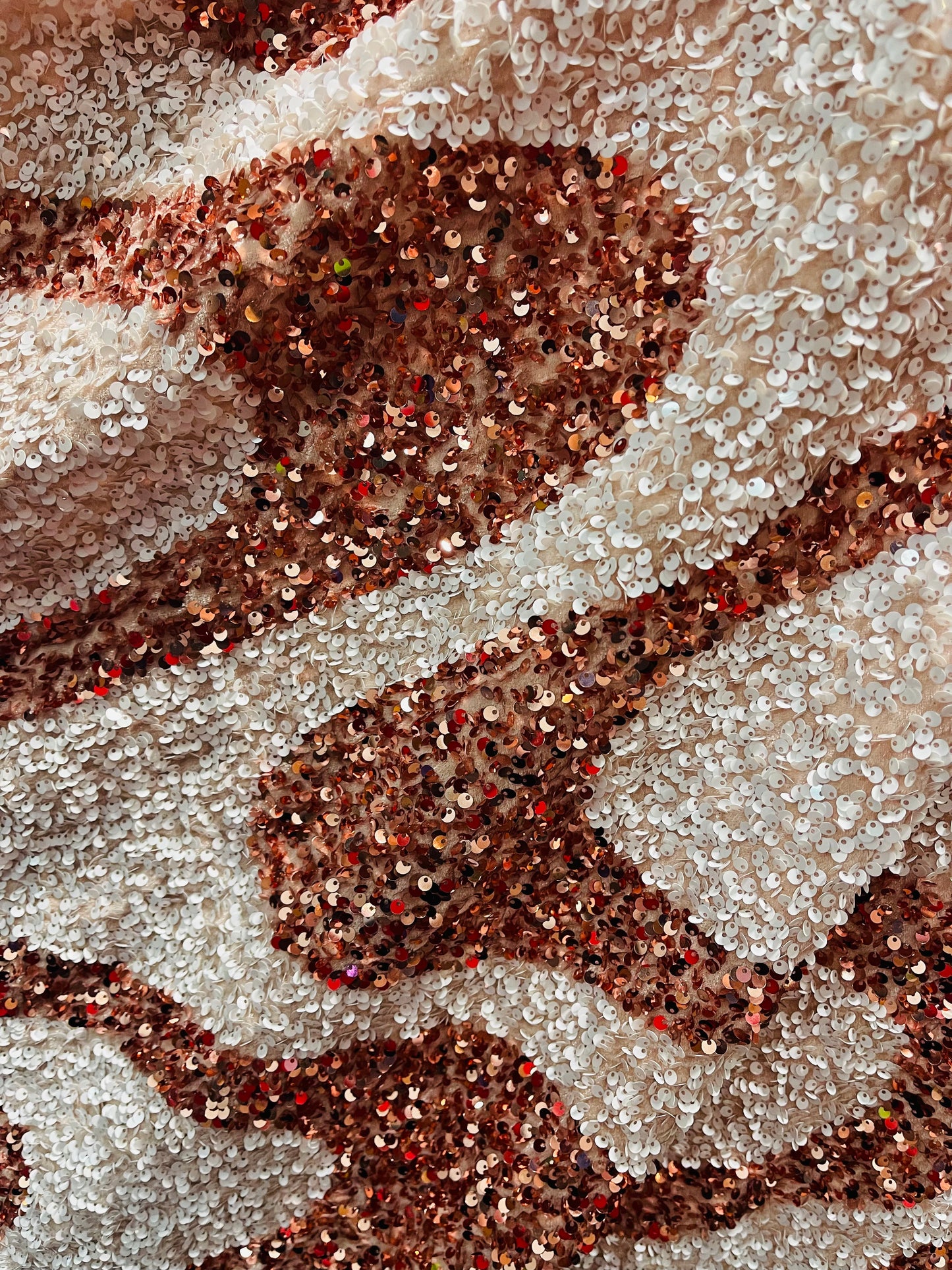 Designer 4way stretch velvet sequins