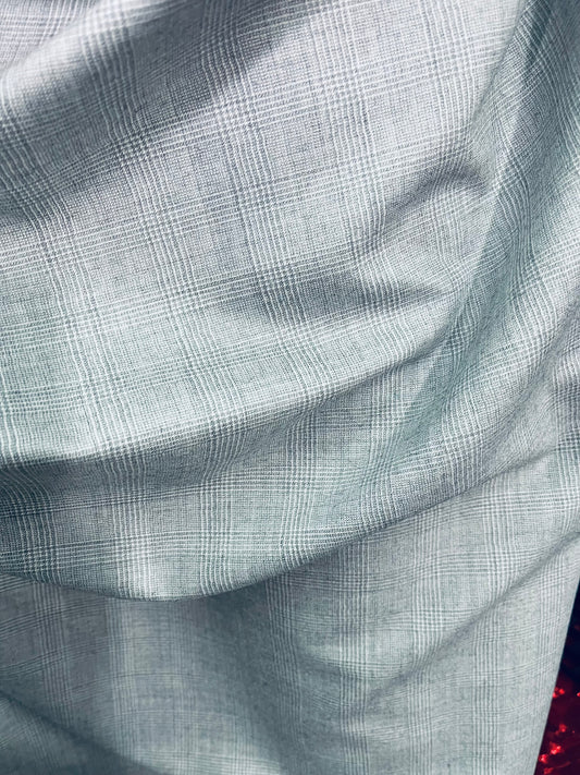 Designer 100% wool cashmere super 120’s