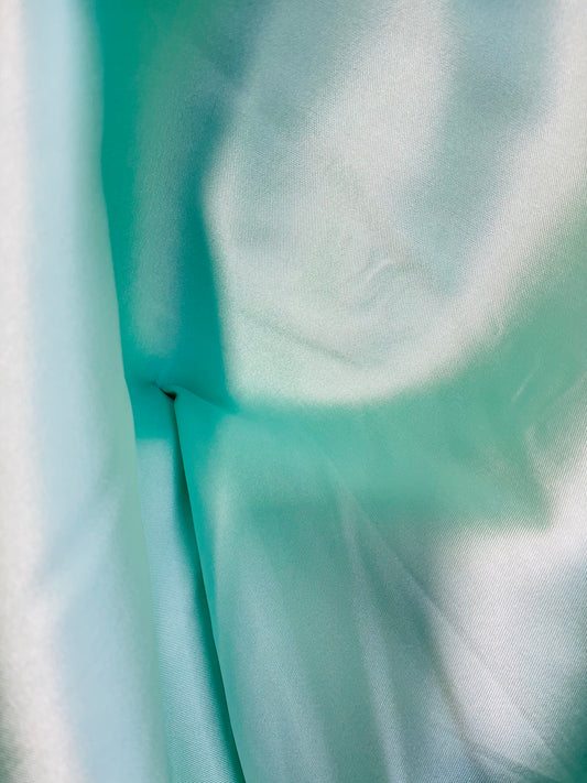 Designer mint mikado best fabric for wedding gown ball gown prom