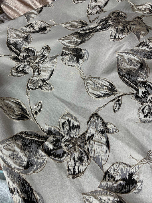 Designer Brocade silver