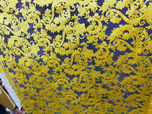 Designer silk feel lace