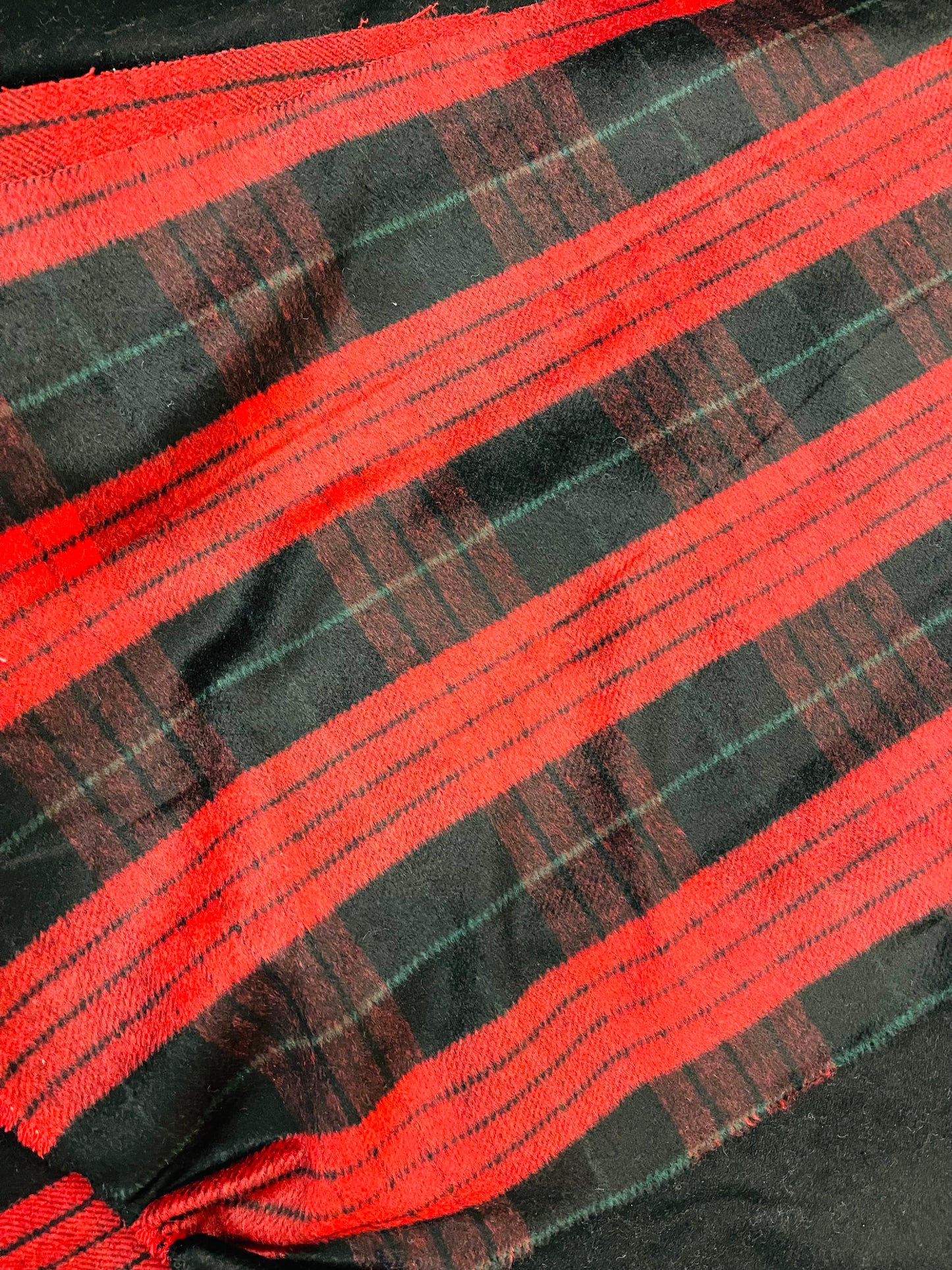 Buffalo plaid 100% cashmere great fabric for sweaters dress jacket and much more