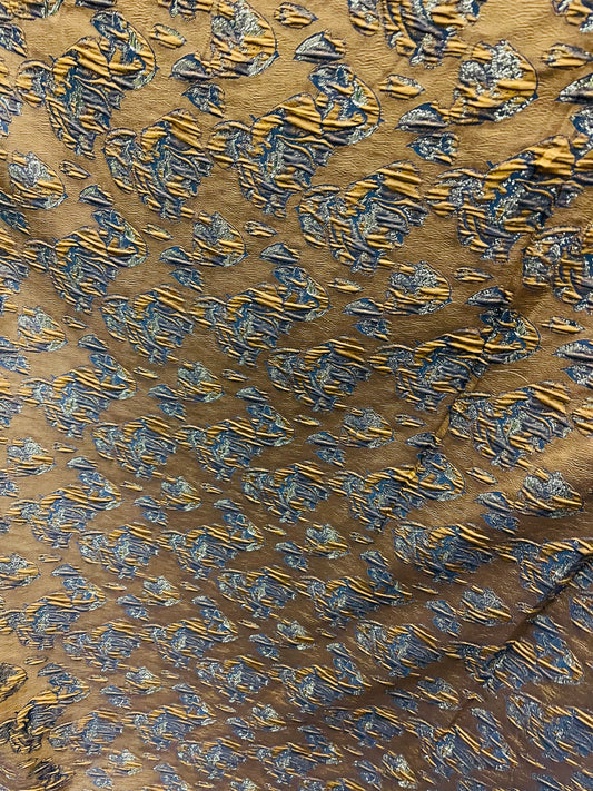 Designer mikado Floral Brocade great for dress jacket pants skirt and much more made in Italy