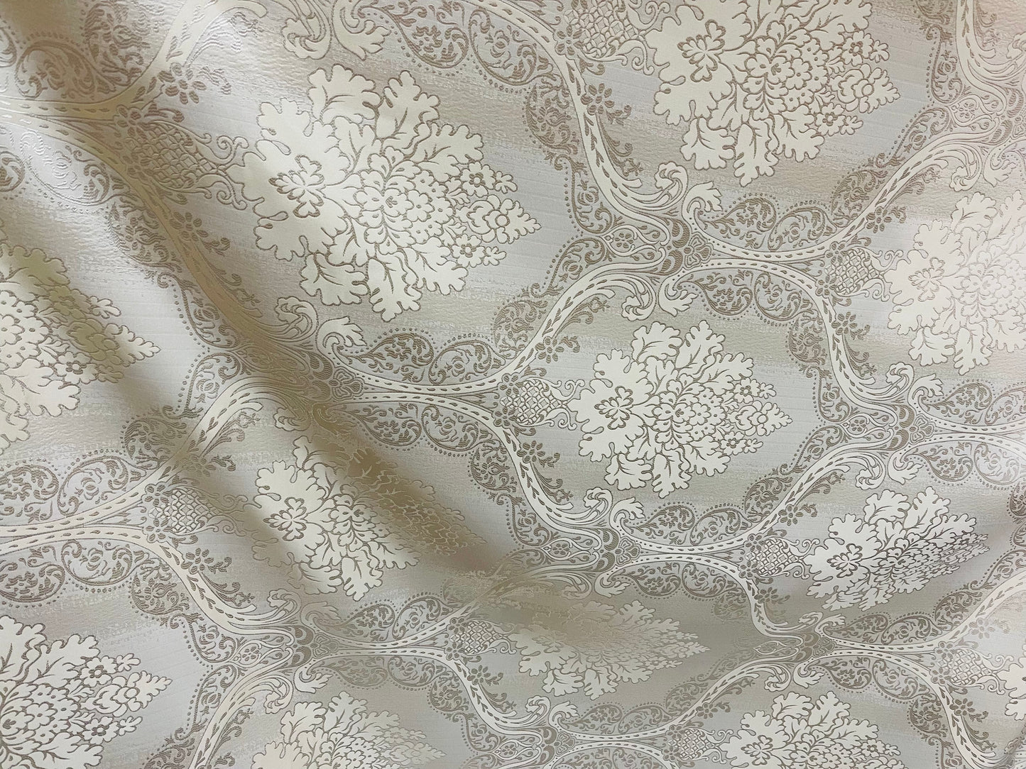 120 inch Designer DKNY style mikado Floral Brocade great for dress jacket pants skirt upholstery and much more made in Italy