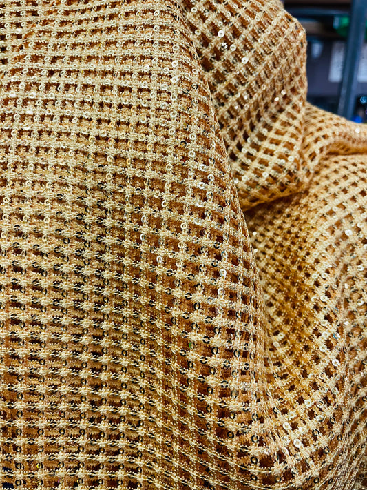 Designer sequins mesh