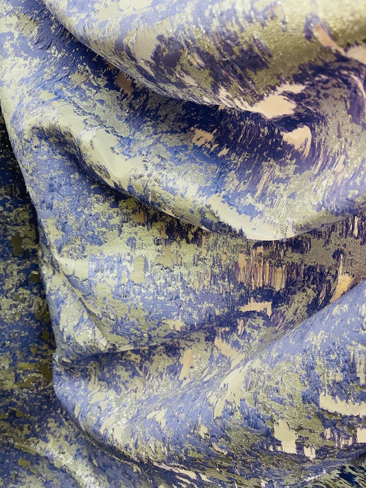 Designer organza Floral Brocade made in Italy