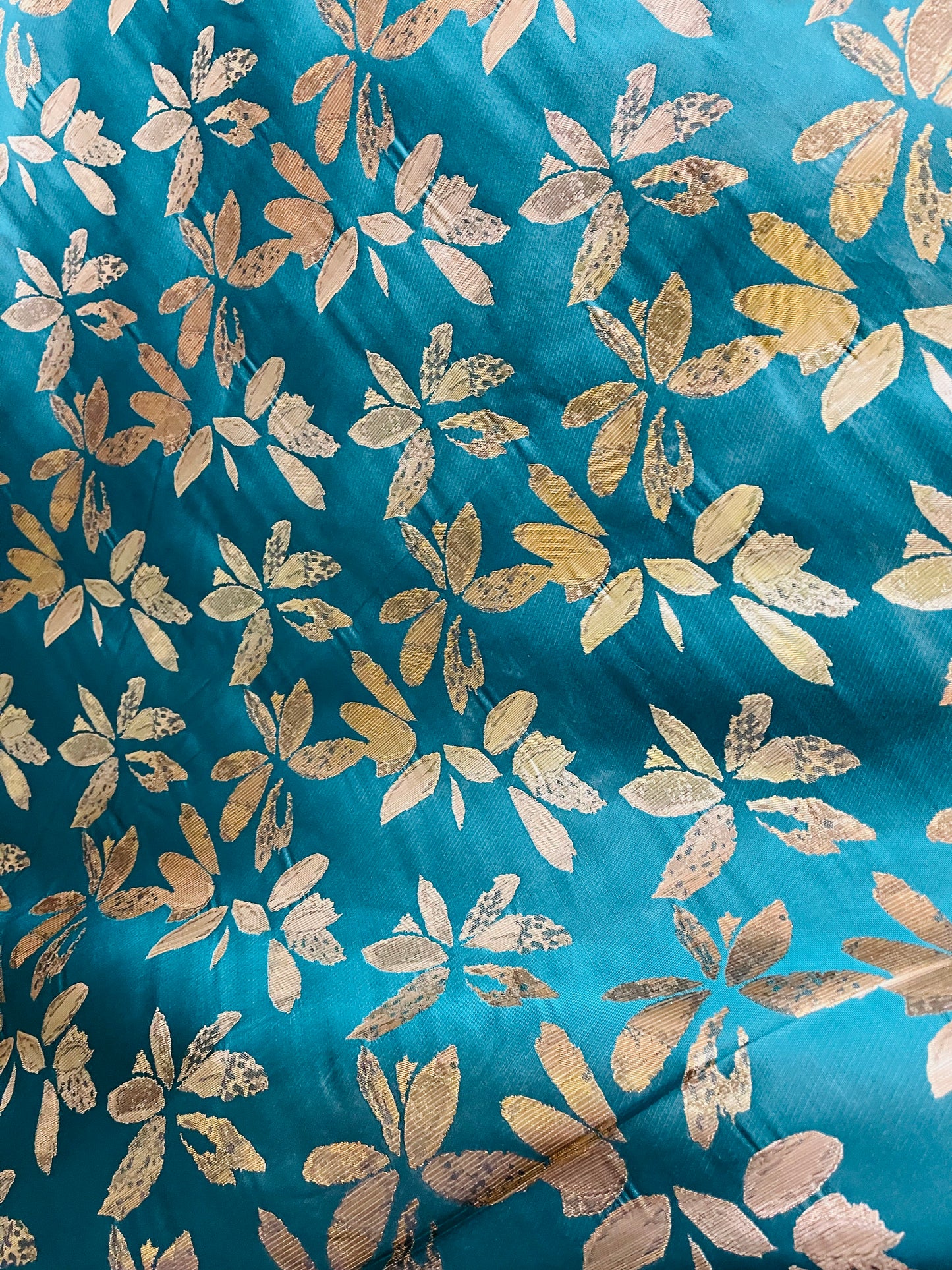 Designer mikado Floral Brocade great for dress jacket pants skirt and much more made in Italy