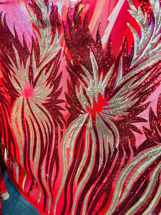 Designer sequins 4way stretch