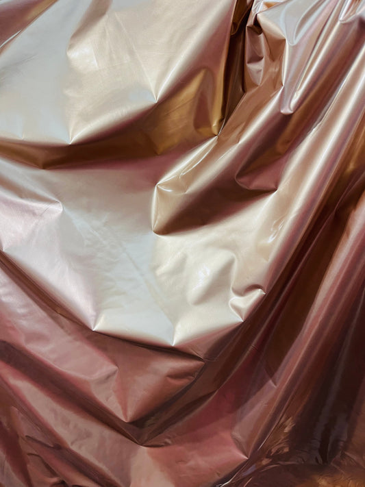 Gold shinny 4way stretch vinyl made in Italy