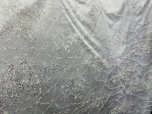 Designer Beaded wedding Lace